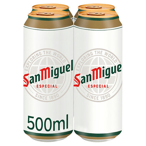 San Miguel Beer 4 can 500ml