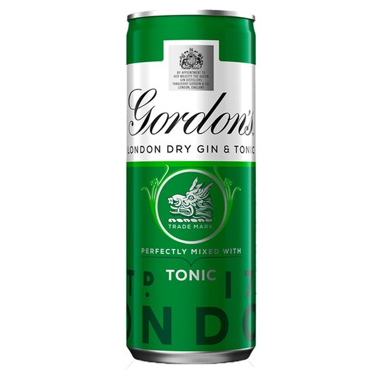 Gordon's Gin &Tonic 250Ml Can